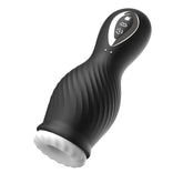 Masturbador masculino con vibrador vaginal y oral para pene con entrenador giratorio de succión de dragón